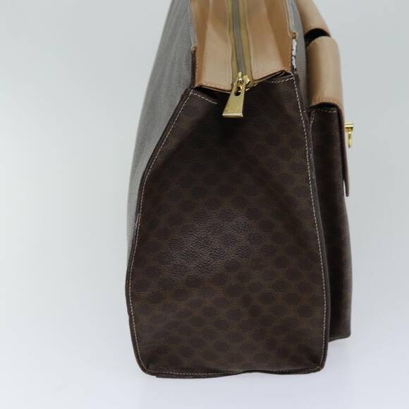 CELINE Macadam Canvas Tote Bag Pvc Brown - Picture 4 of 16